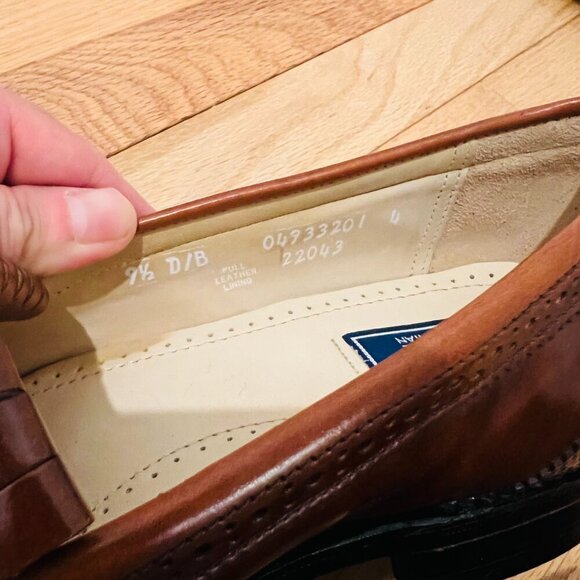 NEW Bostonian Classics Men's Shoes 9.5 Tassel Loafers Kiltie Burgundy Slip On - Picture 11 of 16